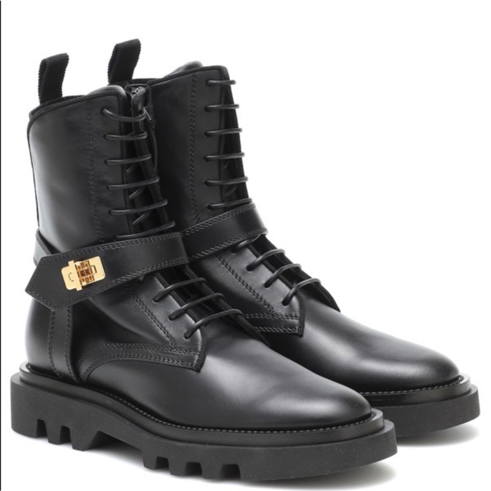 Givenchy Eden turn lock combat boots